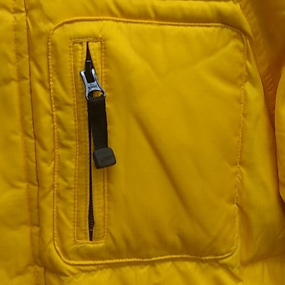 GAP Winter Coat size XL (12) Yellow 70% Down 30% Feathers - Picture 2 of 14